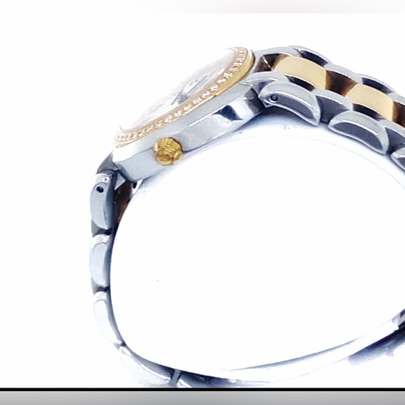 Longines PrimaLuna 18k Gold Steel DIamond Cream Dial Ladies Watch - Picture 3 of 16